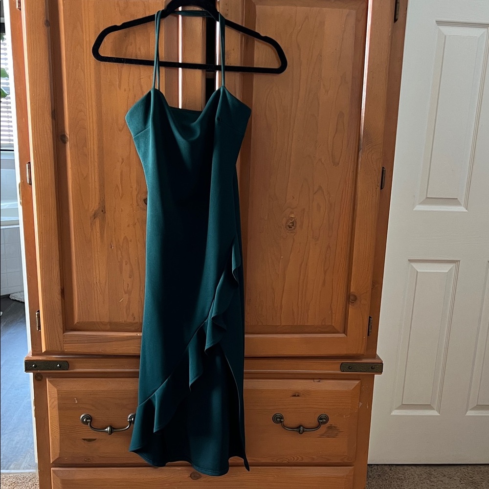 Windsor green Asymmetrical Dress